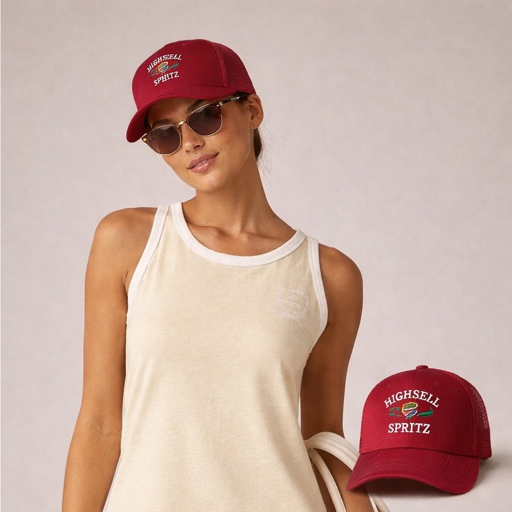 NWT Anthropologie Sundry Racer Cotton Dress Sz M + Anthro Hat Set